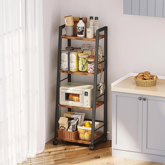 4 Tier Kitchen Storage Cart - Image 5