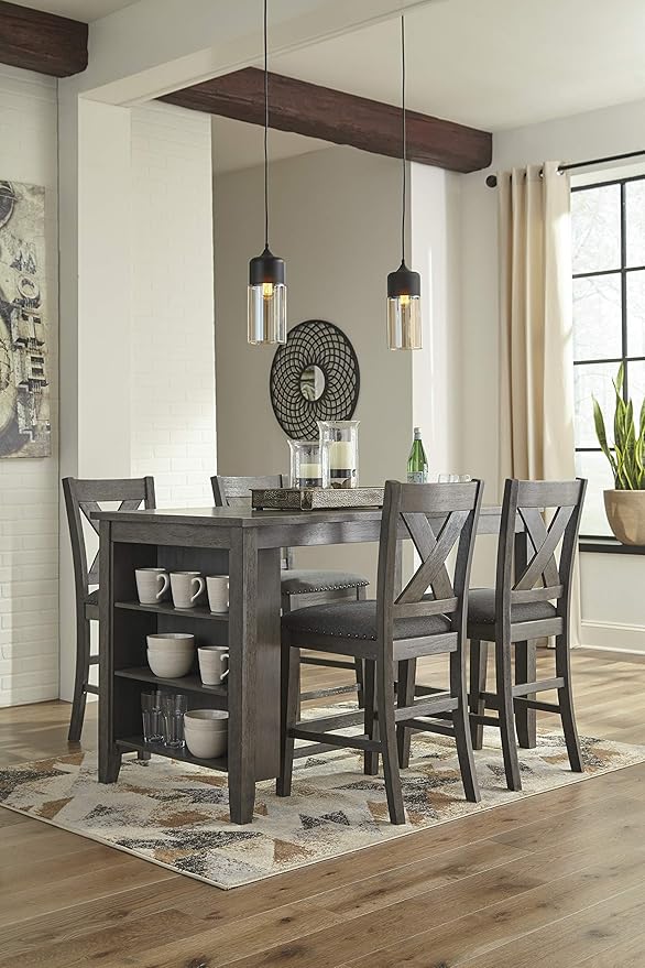 Signature Design by Ashley Caitbrook Rustic Counter Height Dining Table - Image 9