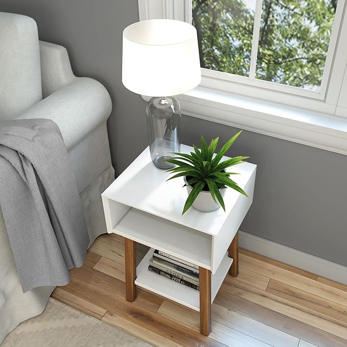 Plank+Beam Wooden Side Table - Image 6