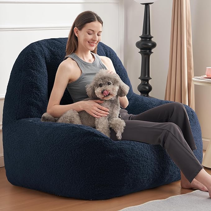 Homguava Bean Bag Chairs for Adults, Giant Beanbag Couch Adult Bean Bag Chair - Image 7