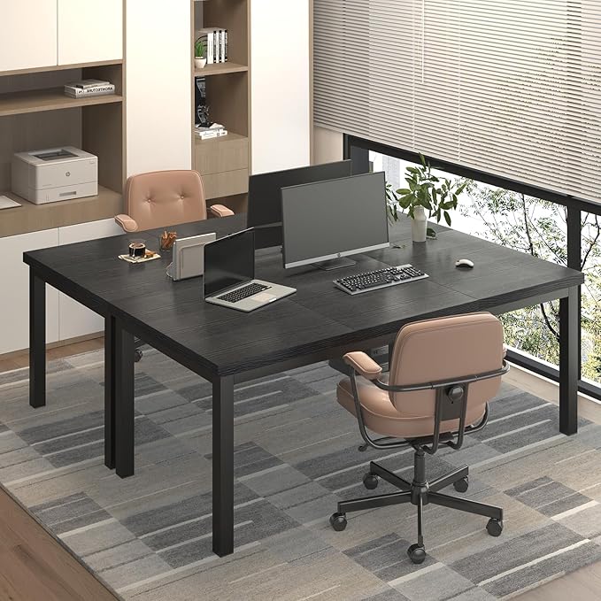 63 Inch Large Computer Desk, Gaming Long Desk - Image 6