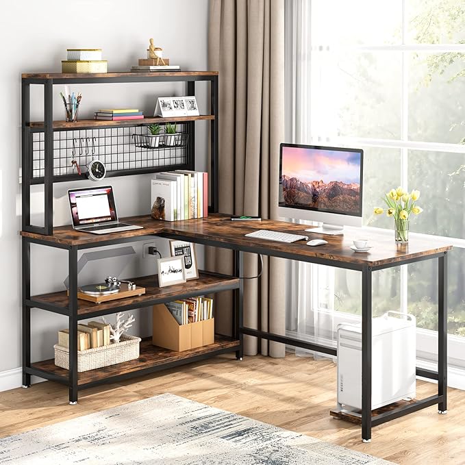 Tribesigns 55" L-Shape Computer Desk by Tribesigns