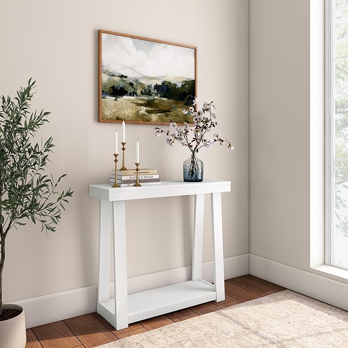 Plank+Beam Solid Wood Console Table by PlankBeam