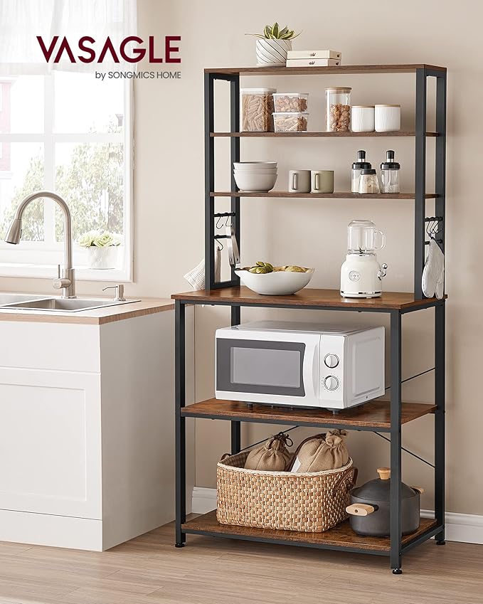 VASAGLE Coffee Bar, 31.5 Inches Baker's Rack - Image 2