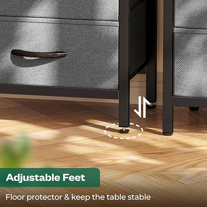 Huuger Nightstands Set of 2, 27.6 Inch End Tables - Image 8