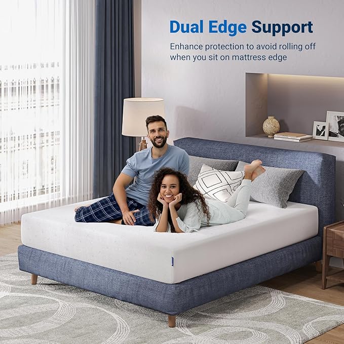 Avenco King Mattress, 10 Inch Bamboo Charcoal King Size Memory Foam Mattress in - Image 5