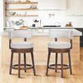 COLAMY Swivel Bar Stool Set of 2, Modern Swivel Barstool by COLAMYINC