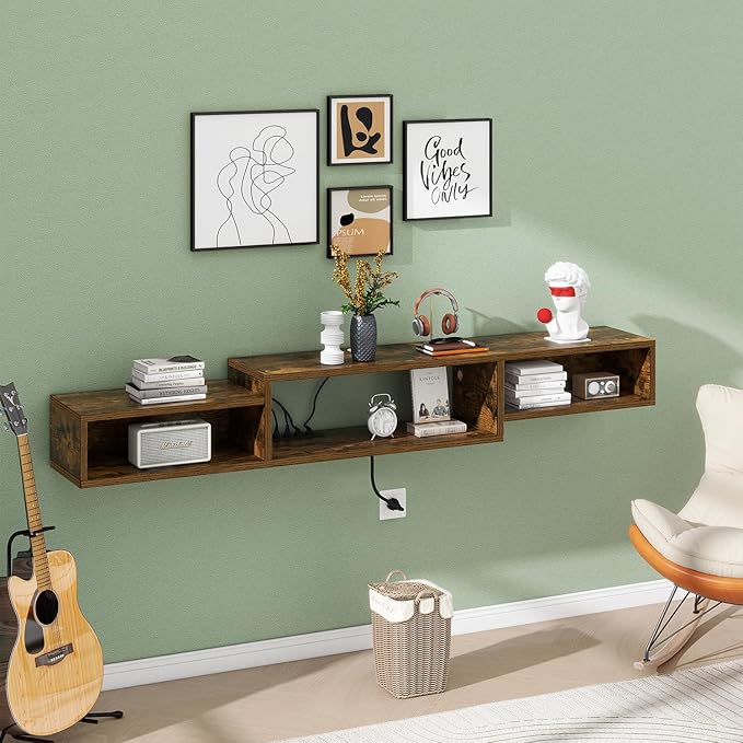 IBUYKE 71" Floating TV Stand Wall Mounted - Image 9
