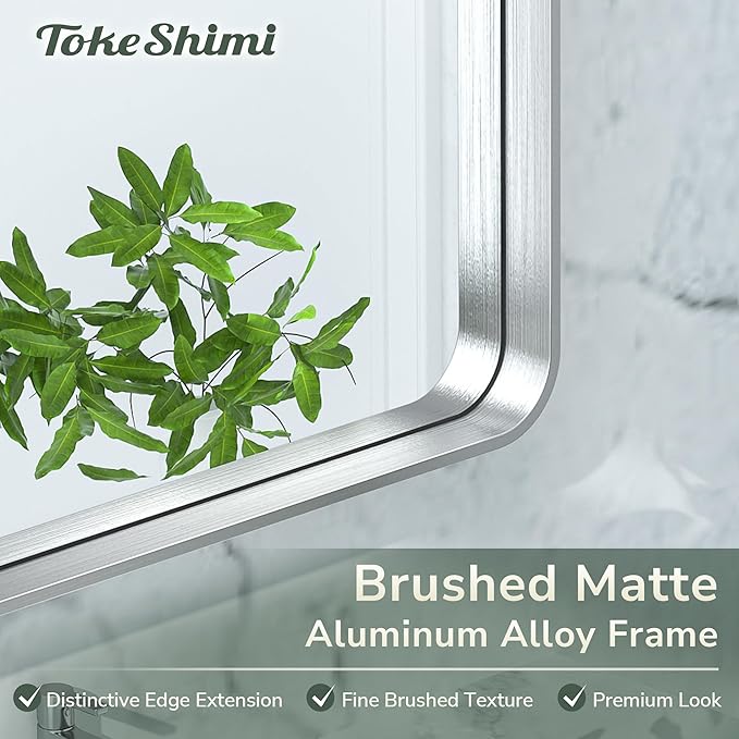 TokeShimi 60 x 28 Inch Wall Mirror - Image 3