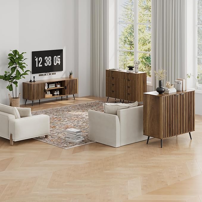 Semiocthome Walnut Buffet Cabinet - Image 8