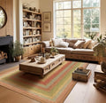 Homespice Azalea Multicolor Braided Area Rugs, 8x10' Rectangle by Homespice
