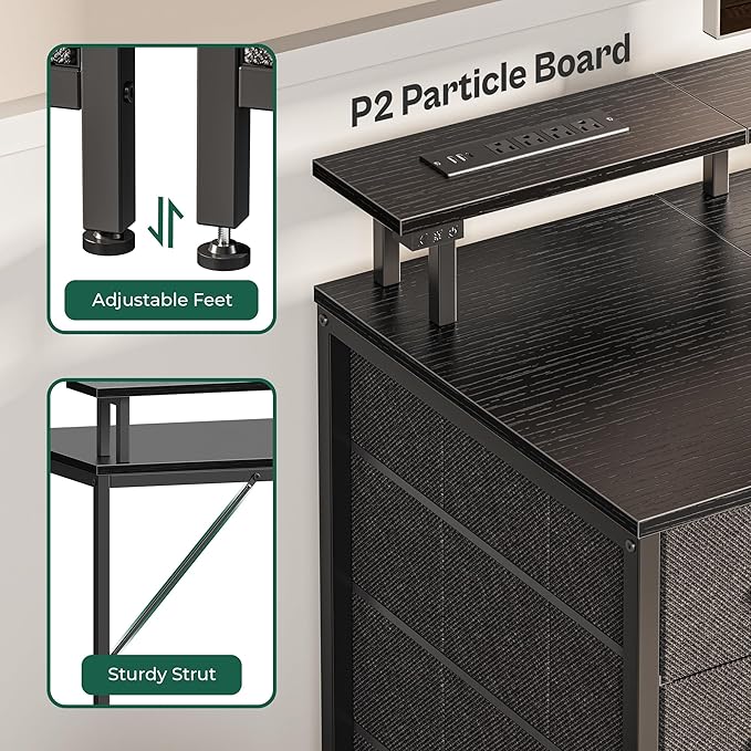 Huuger 47 Inch Computer Desk - Image 8