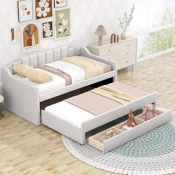 Twin Size Upholstered Daybed - Image 4