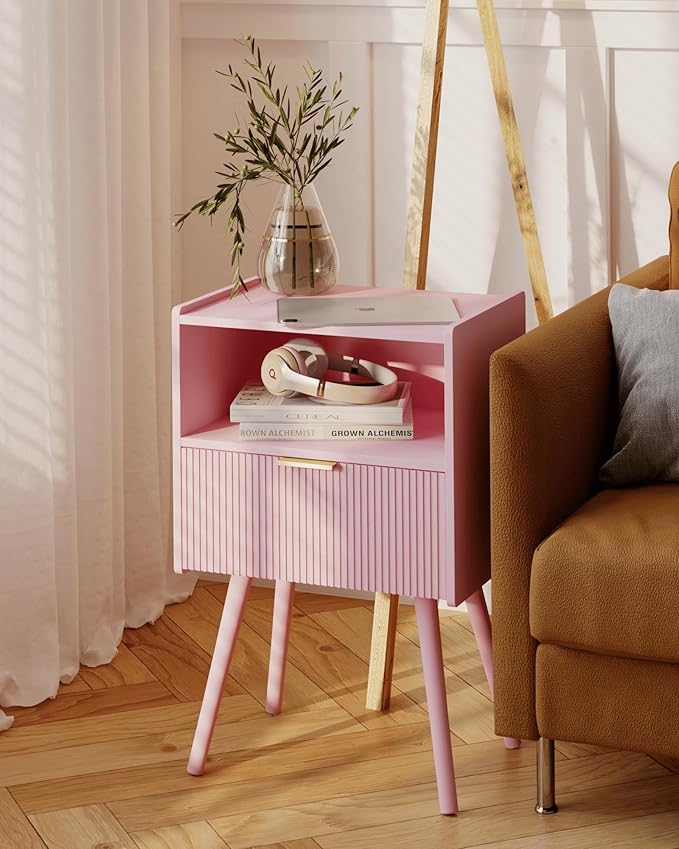 Nightstand, Modern Bedside Table - Image 5