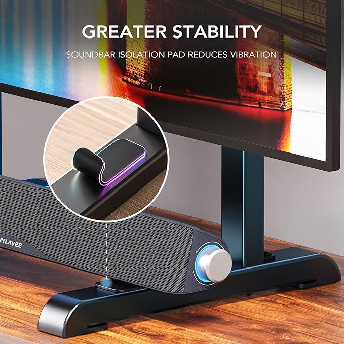AX WABER Universal TV Stand, Table Top TV Stand Base Replacement - Image 3