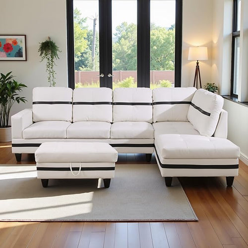 103.5" Oversized Sectional Couch, L Shaped Couch by LynginsCreativeLife