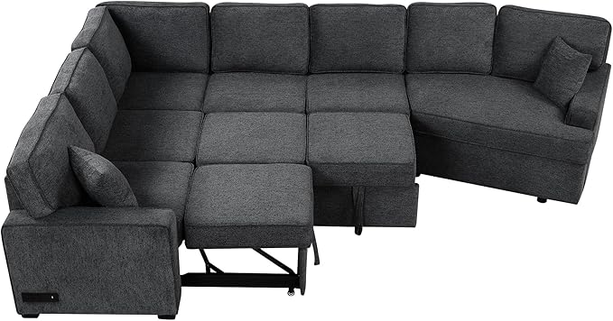 126" Extra Large Pull-Out Sofa Bed - Image 8