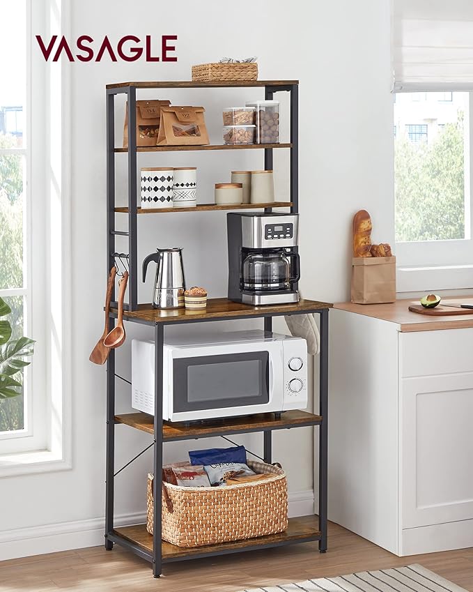 VASAGLE Coffee Bar, Baker’s Rack - Image 2