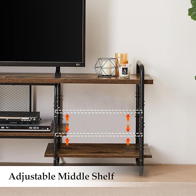 VECELO TV Stands up to 75 Inch, Entertainment Center/Media Console Table - Image 5