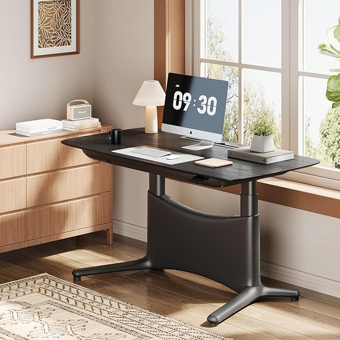 COLAMY Electric Adjustable Standing Desk – 48 x 28 Inch Sit Stand Desk by COLAMYINC