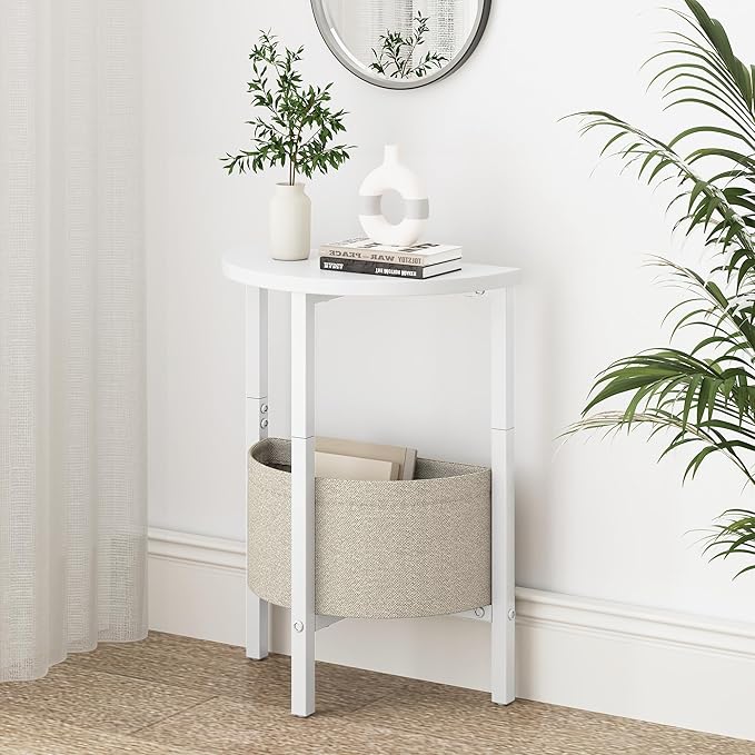 VAGUSICC Small Round Side Table End Table - Image 2