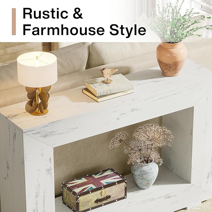 Tribesigns Farmhouse Console Table, 47 Inches Entryway Console Table - Image 7
