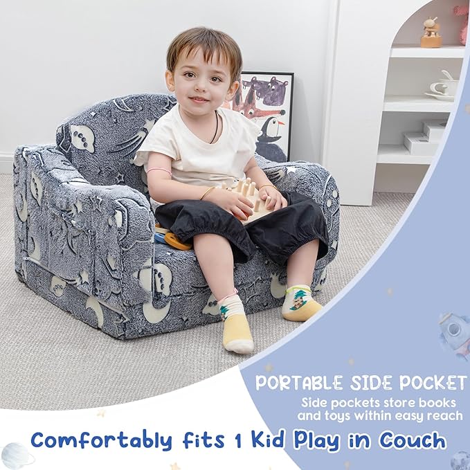 Comfy Toddler Couch and Chair for Kids - Image 5