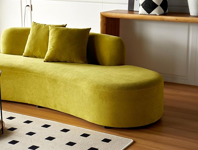 Container Furniture Direct 90" Curved Sofa - Image 7