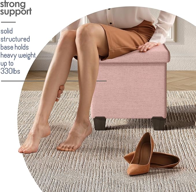 STORAGEBUD Storage Ottoman Cube - Image 6