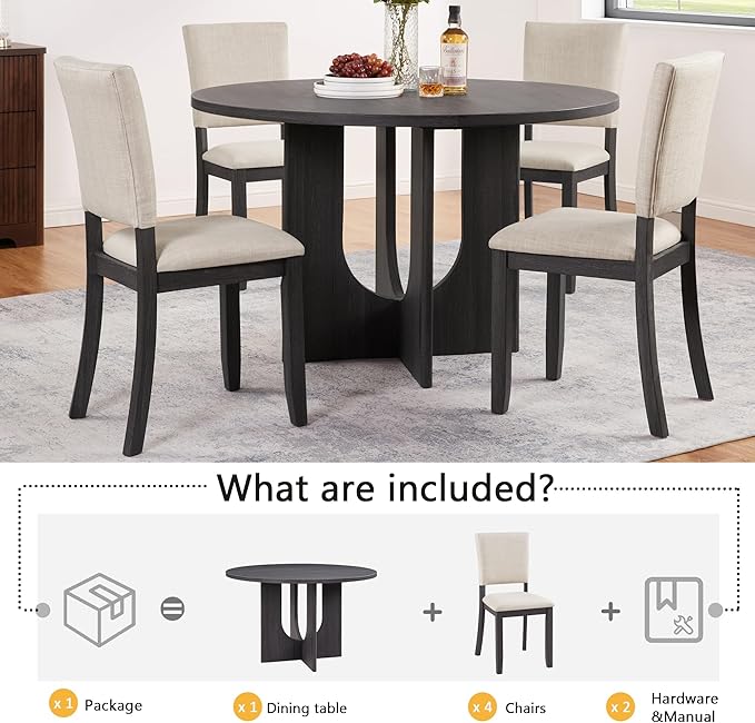 Ball & Cast 5 Piece Dining Table Set - Image 8
