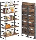 4NM No Assembly 5 Tiers Book Shelves, Living Room, Home Office by 4NM