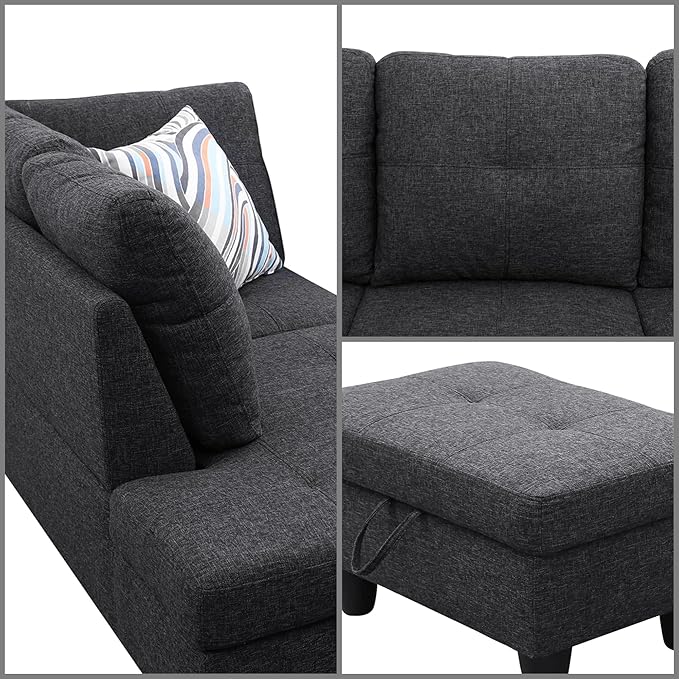 L Shaped Sectional Couches, Modern Modular Sectional Sofa - Image 6