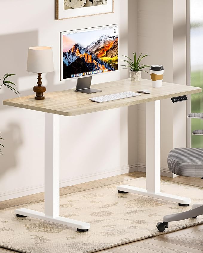 Okin Standing Desk Electric Adjustable Computer Desks, Whole Piece Stand up - Image 2