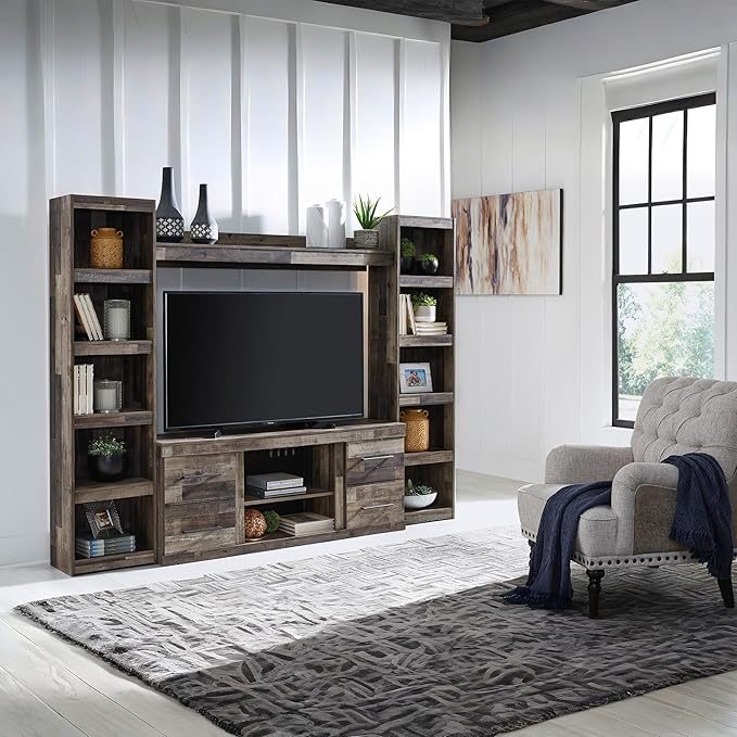 Signature Design by Ashley Derekson Farmhouse 3-Piece Entertainment Center - Image 6