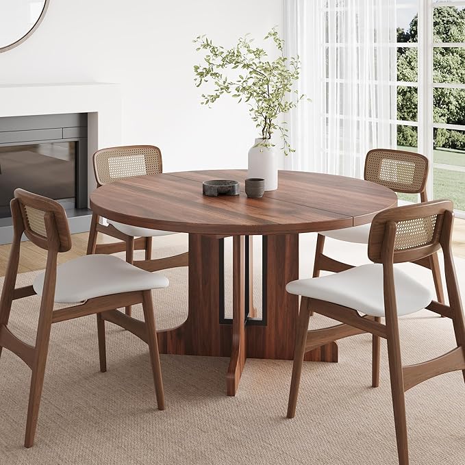 Feonase 59" Round Extendable Dining Room Table - Image 8