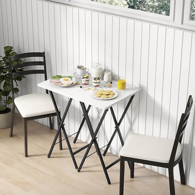 TV Tray Table Set of 2, TV Dinner Tray, Folding Table, Foldable TV-Trays - Image 4