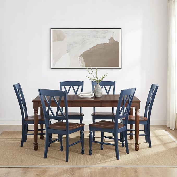 Crosley Furniture Shelby 7-Piece Traditional Dining Table Set - Image 6
