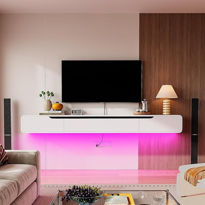 Fully-Assembled Floating TV Stand - Image 5