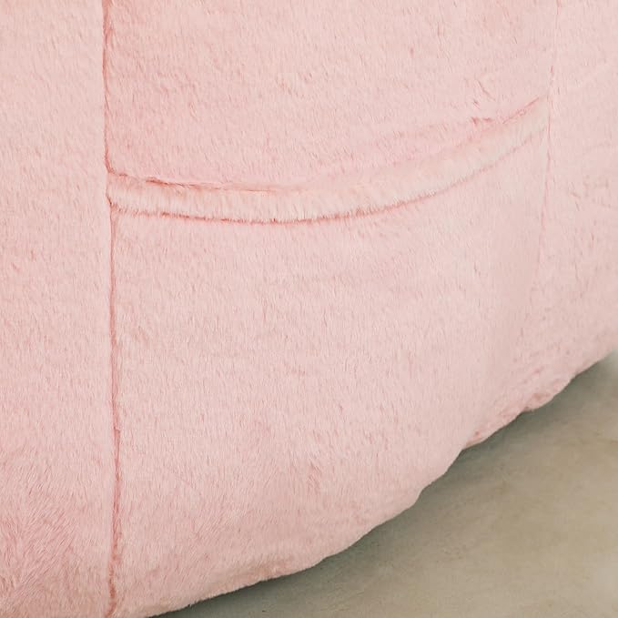 Furniliving Bean Bag Chair, Giant Bean Bag Chair Stuffed Floor Sofa - Image 9