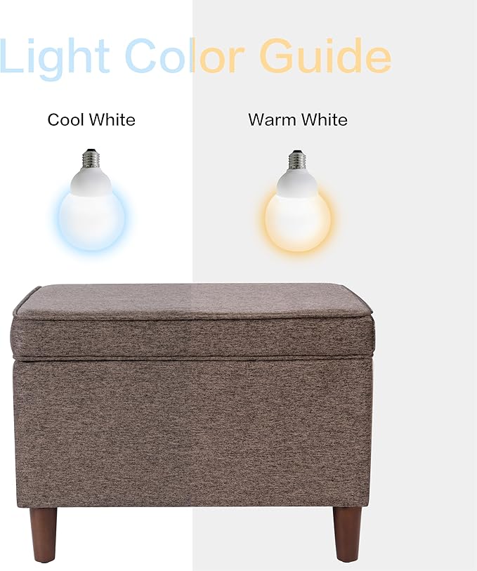 Home Decor | Dinah Collection Modern Storage Ottoman | Ottoman - Image 6