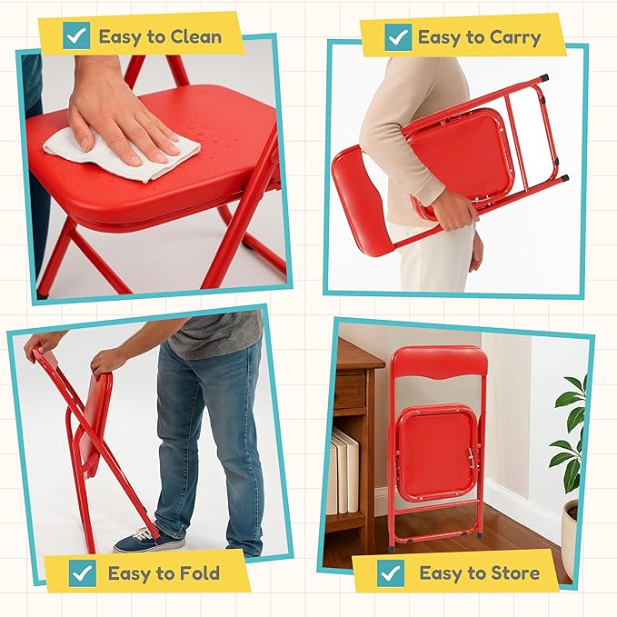 HealSmart 2 Pcs Kids Folding Chair - Image 4
