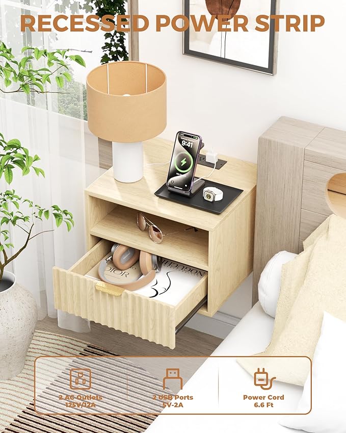 Floating Nightstand Set of 2 - Image 5