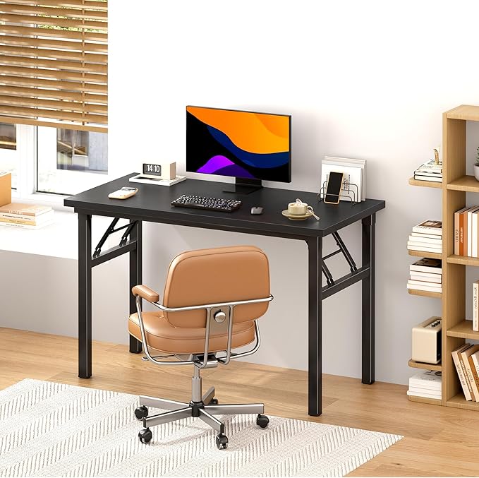 SDHYL 39 inchesNo Assembly Foldable Computer Desk - Image 4