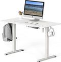 SHW 48-Inch Electric Height Adjustable Sit to Stand Desk by SHW