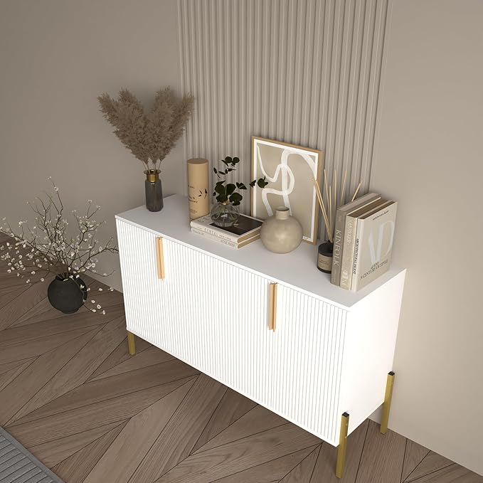 4 Doors Sideboard Buffet Cabinet - Image 5