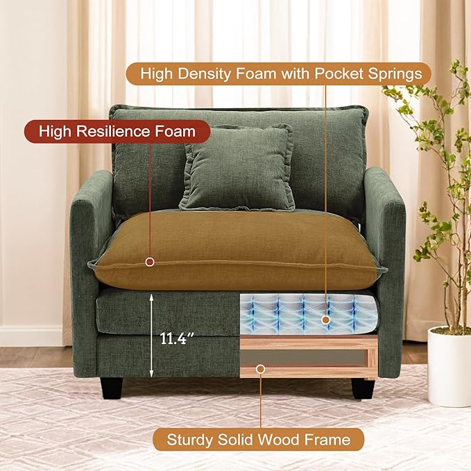 Furniliving Oversized Accent Chair - Image 3