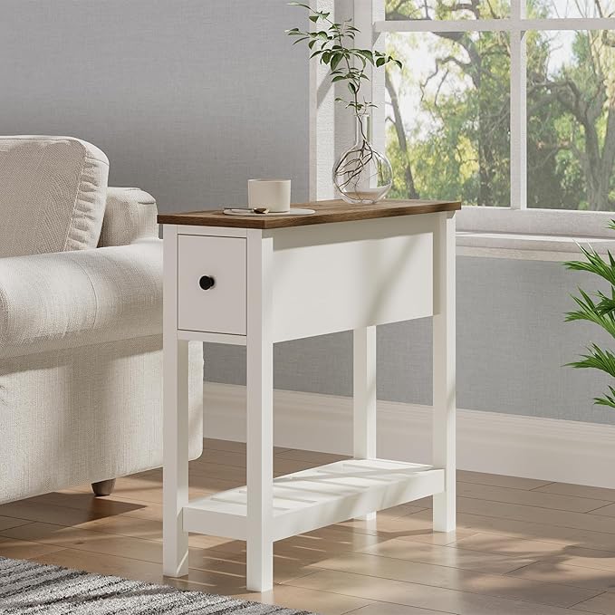 ChooChoo Narrow End Table, Small Side Table - Image 2