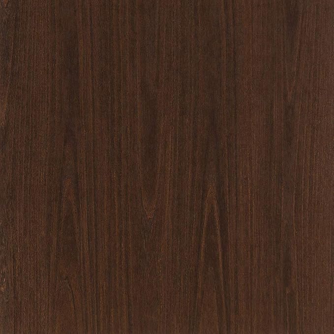 Sauder Radial Modern Metal and Wood L-Shaped Desk, Umber Wood Finish - Image 6