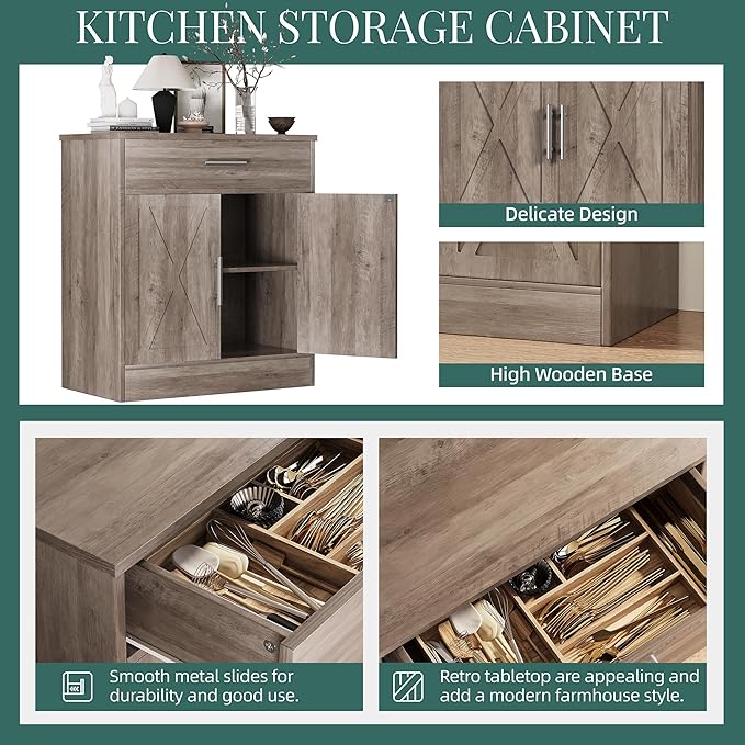 Shintenchi Farmhouse Storage Cabinets - Image 6