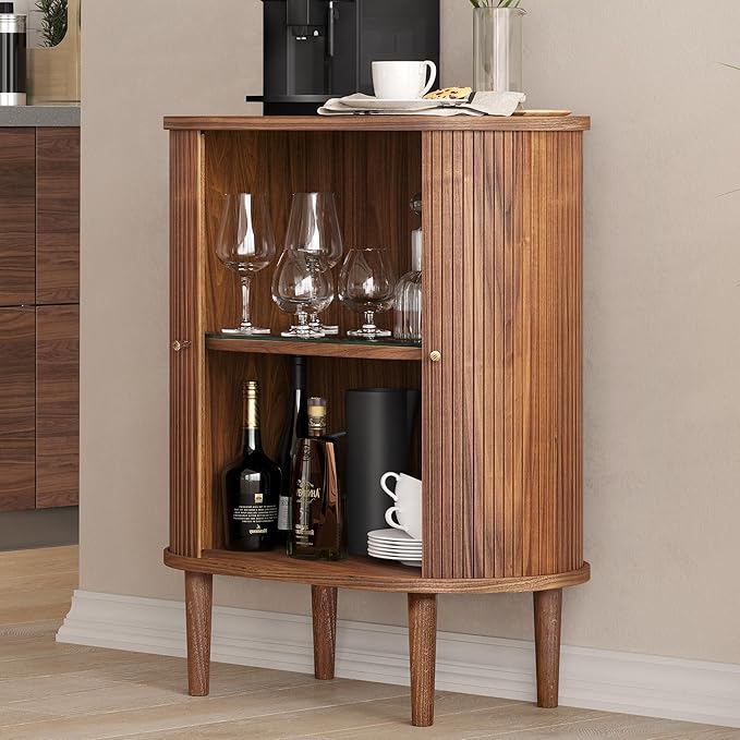 WERMO 28'' Bar Cabinet with Storage - Image 4